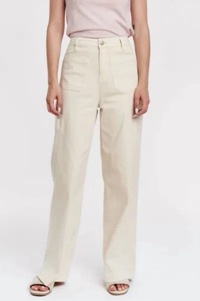 Another Love Bristol Pants In Alabaster In White