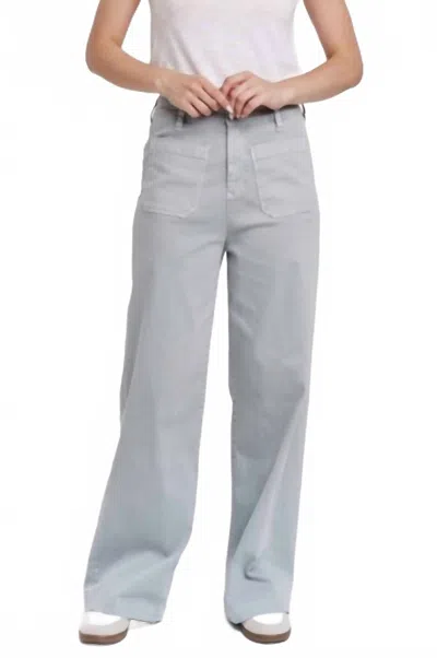 Another Love Bristol Wide Leg Jeans In Silver Cloud In Multi