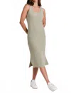 Another Love Britta Sleeveless Scoop Neck Midi Dress In Sage