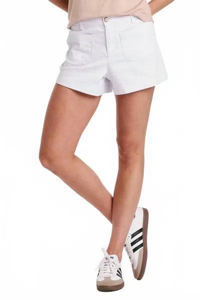 Another Love Carlisle Front Pocket Short In White
