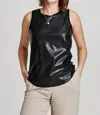 Another Love Carmela Vegan Tank Top In Black In Black