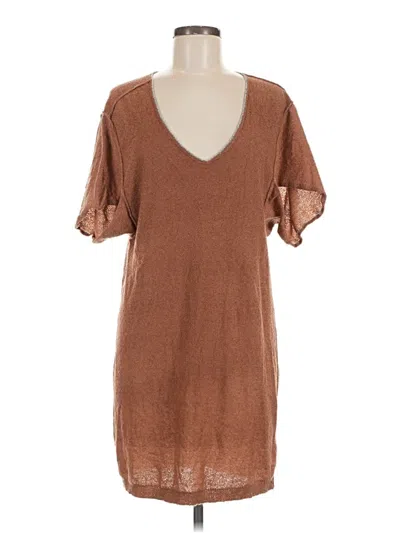Pre-owned Another Love Casual Dress In Brown