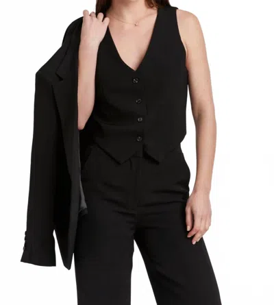 Another Love Cecilia Vest Top In Black