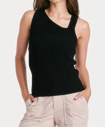 Another Love Charlie Cut Out Rib Tank In Black