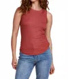 Another Love Cleo Crew Tank Top In Cedar In Green