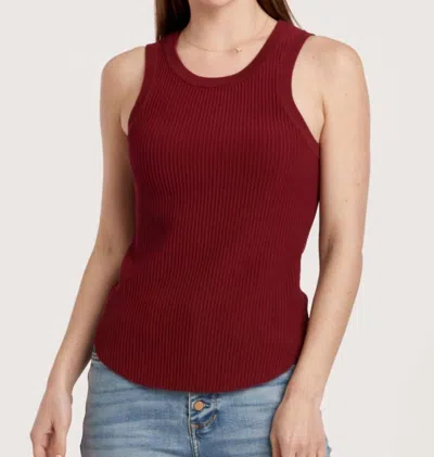Another Love Cora Tank In Compote In Burgundy