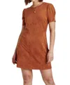 Another Love Demi Mini Dress In Maple In Multi