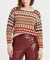 Another Love Fabienne Crew Sweater In Multi In Multi