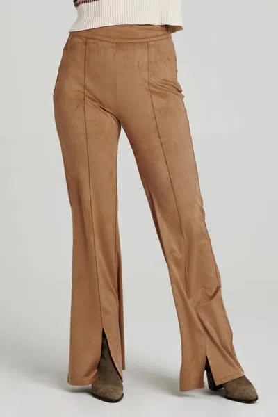Another Love Fallon Flare Pant In Tan In Brown