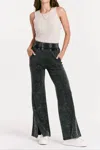 Another Love Francine Sweatpant In Black Vintage Washed