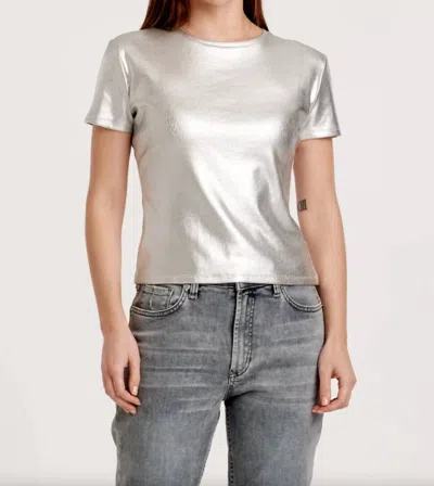Another Love Gilded Tee In Silver
