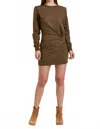 Another Love Hendrix Mini Dress In Vineyard In Green