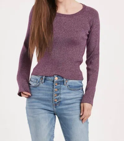 Another Love Holland Sweater In Blackberry In Multi