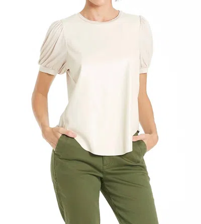 Another Love Itzel Top In Bone In Sand