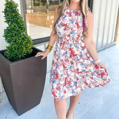 Another Love Ivanna Cut Out Dress In Botanica In Black