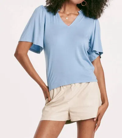 Another Love Jax Dusty Top In Blue