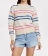 Another Love Jewel Stripe Sweater In Spring Fling In Multi