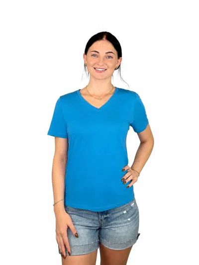 Another Love Jordan Short Sleeve Tee In Blue