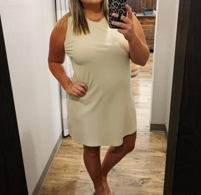 Another Love Justine Dress In Bone In White