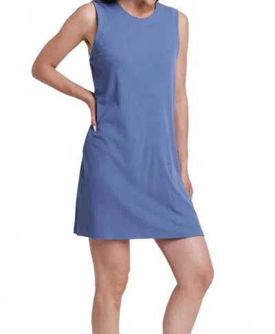 Another Love Justine Mini Dress In Stormy Blue