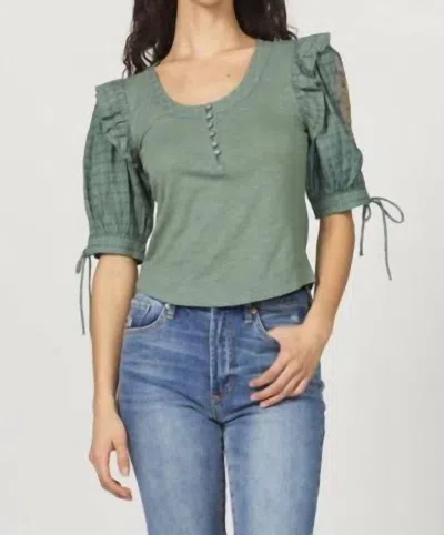Another Love Keely Top In Slate Green