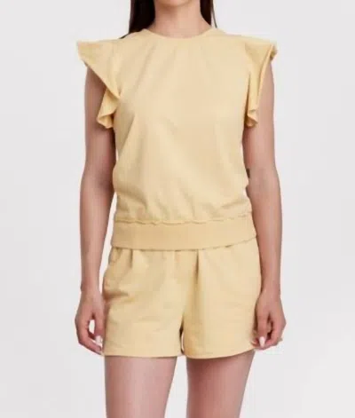 ANOTHER LOVE LAYLA OYSTER TOP IN SUNFLOWER