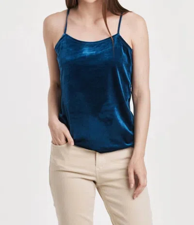 Another Love Lima Velvet Tank In Ultramarine In Pink