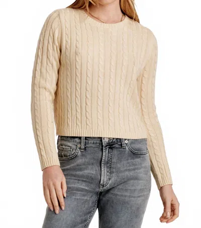 Another Love Lupe Cable Knit Sweater In Vintage Cream In Neutral