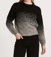Another Love Marcia Sweater In Black/heather Grey
