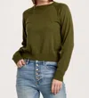 Another Love Matilda Modal Long Sleeve Tee In Ivy In Green