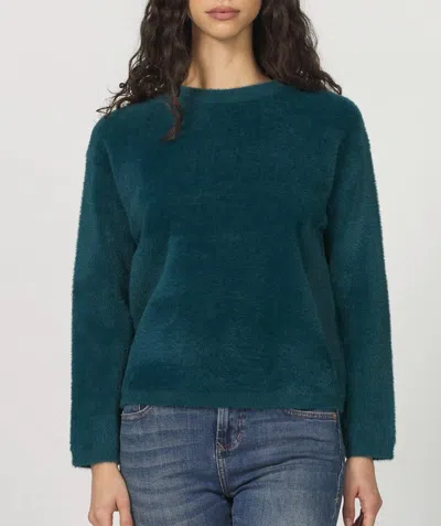 Another Love Marlina Fuzzy Sweater In Twilight Bay In Blue