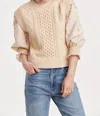 Another Love Natasha Sweater In Sugar Cookie In Neutral