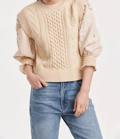 Another Love Natasha Sweater In Sugar Cookie In Neutral