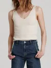 Another Love Noa Ribbed Tank In Birch