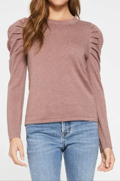 Another Love Olive Sweater In Sable In Blue