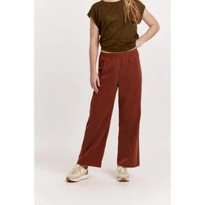 Another Love Paris Pants In Mahogany In Purple