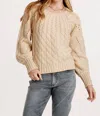 Shop Another Love Paulette Sweater In Oyster In White