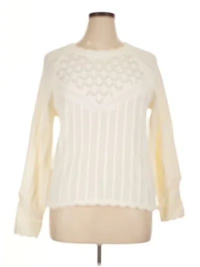 Pre-owned Another Love Pullover Sweater In White