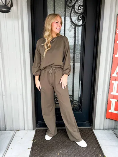 Another Love Quincy Pants In Vineyard In Brown