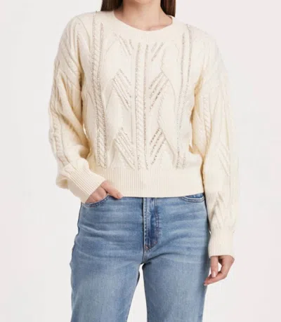 Another Love Quinta Sweater In Vintage Cream In Multi