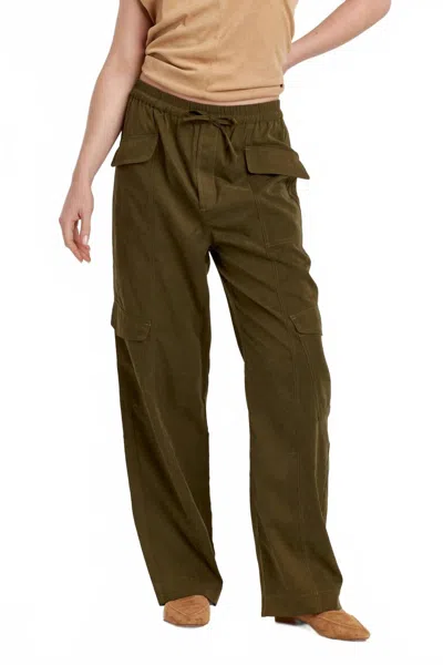 ANOTHER LOVE RHODES CARGO PANTS IN DARK OLIVE
