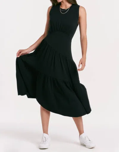 Another Love Rome Asymmetric Dress In Black