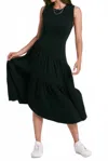 Another Love Rome Asymmetric Dress In Black In Black