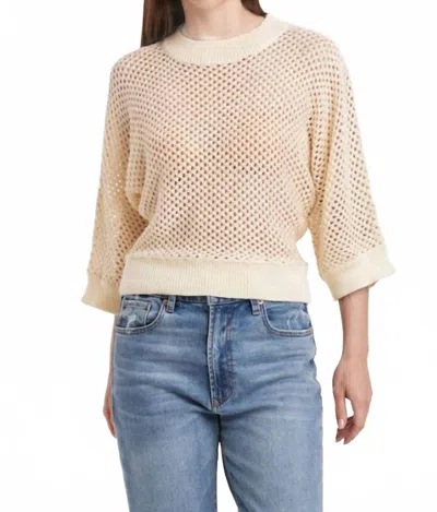 Another Love Rosalia Dolman Sleeve Sweater Top In Cream In Neutral