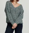 ANOTHER LOVE RUE SWEATER IN SPRUCE MELANGE
