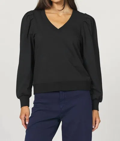 Another Love Sammi V-neck Sweater In Black