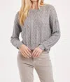 Another Love Sarai Sweater In Silver In Grey