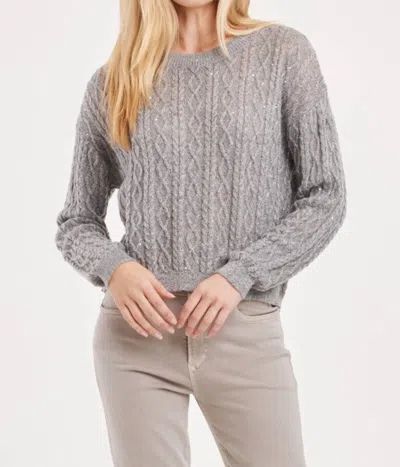 Another Love Sarai Sweater In Silver