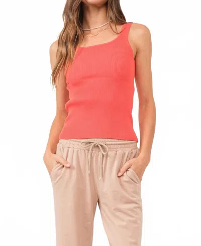 Another Love Sawyer Tank In Pimento In Pink