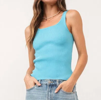 Another Love Sawyer Top In Cerulean In Blue